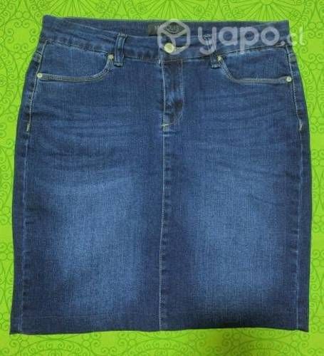 Impecable falda de mezclilla talla m