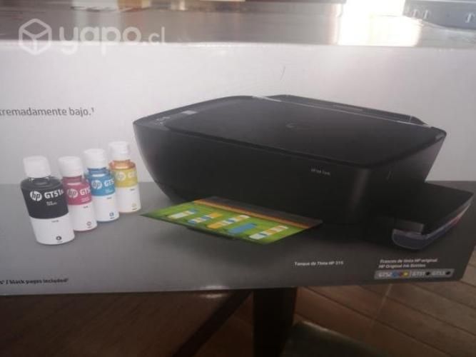Hp ink tank 315 nueva, sellada