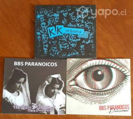 CDs Bbs Paranoicos y Los KK
