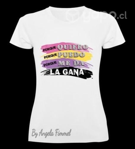 Polera mujer estampada sarcastica moda cod07