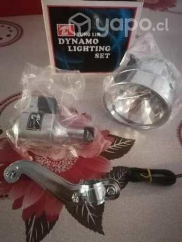 Focos con dínamo antiguo Taiwánes nuevo