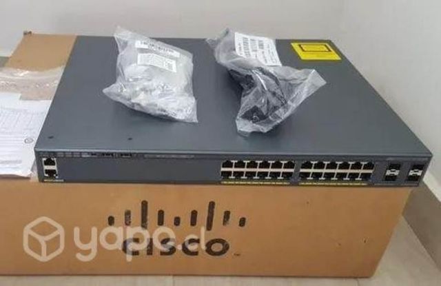 Cisco Switch 2960X-24PS-L Full PoE Nuevo