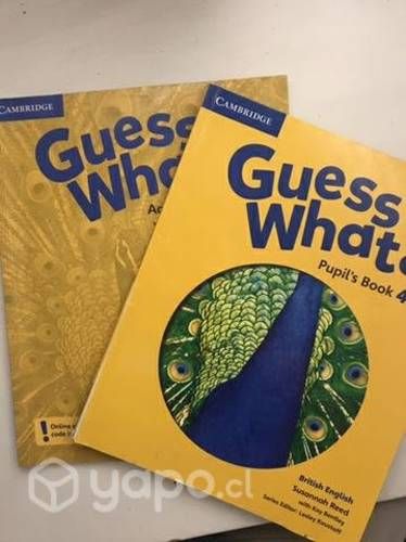 Libro de inglés Guess What! 4