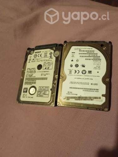 2 discos duros de 500 gb