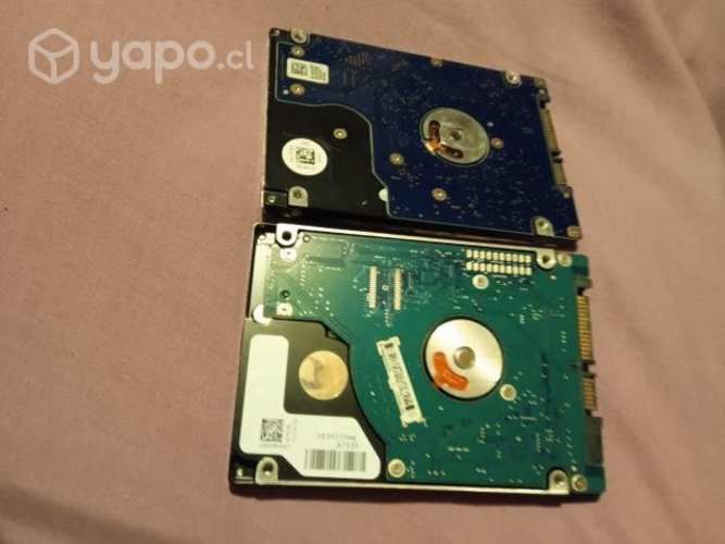 2 discos duros de 500 gb