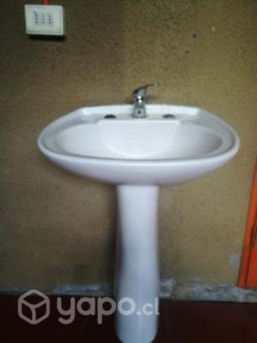 Lavamanos con pedestal