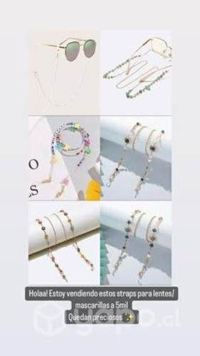Cadenas lentes/mascarillas