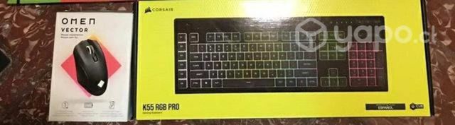 Teclado + mouse gamer