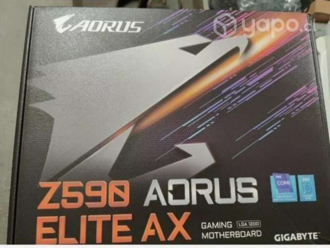 Placa madre gigabyte aorus elite Z590 AX regalada
