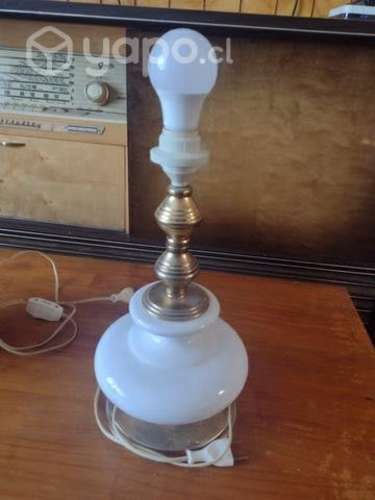 Lámpara antigua funcionando