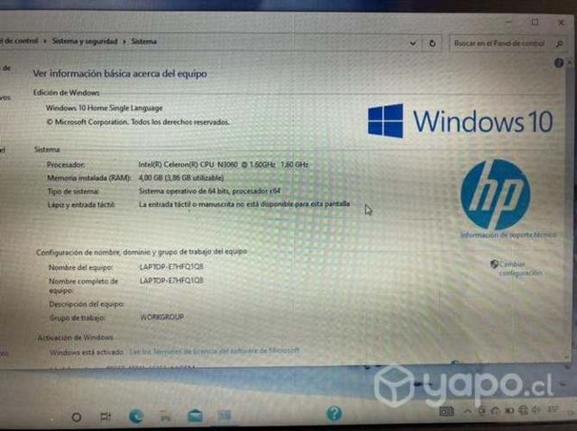 Notebook HP 14-am003la