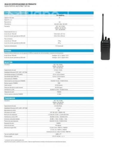 Radio portatil motorola digital