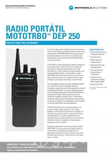 Radio portatil motorola digital