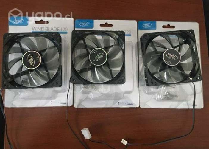 Tres ventiladores