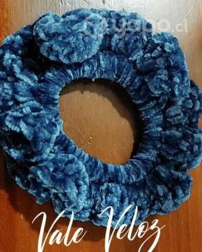 Scrunchies tejidos aterciopelados