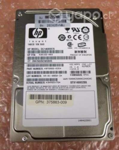 Hp , 146-gb 3g 10k 2.5 dp sas