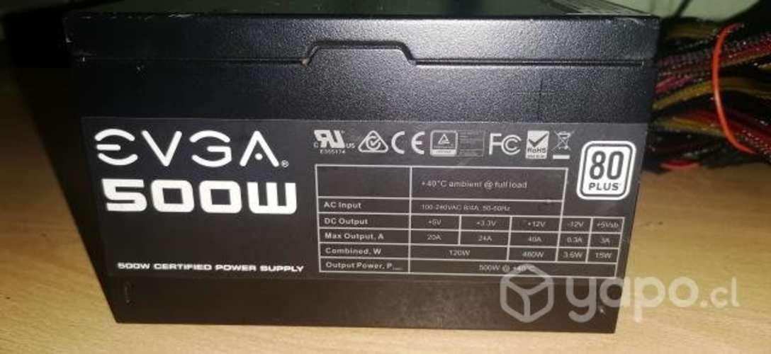 Evga 500w 80PLUS