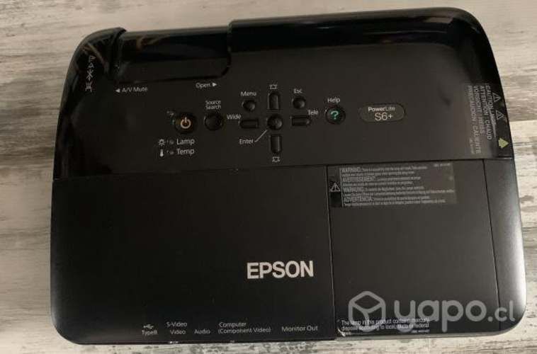 Proyector epson power lite s6+