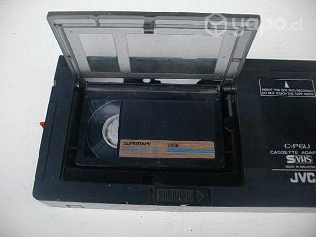 Cassette adaptador vhs jvc &quot; c-p6u