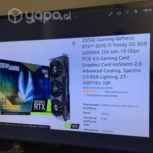 Oferta ZOTAC GeForce RTX&#8482; 3070 Ti Trinity