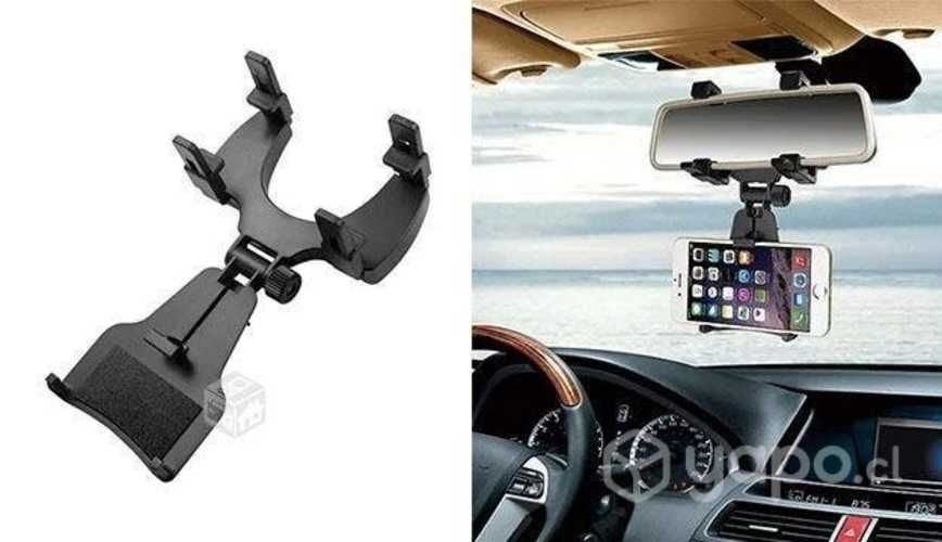 Soporte Celular Holder Para Auto Espejo Retrovisor