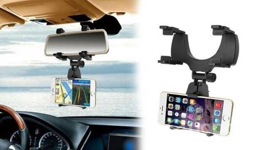 Soporte Celular Holder Para Auto Espejo Retrovisor