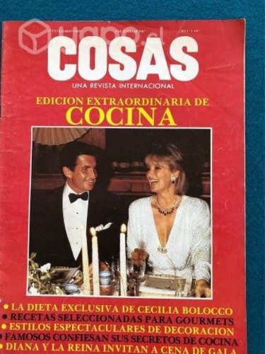 Revista Caras Cosas Vanidades años 80 y 90