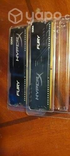 2 Memorias Ram de 8 GB DDR4 2666mhz (c/u)