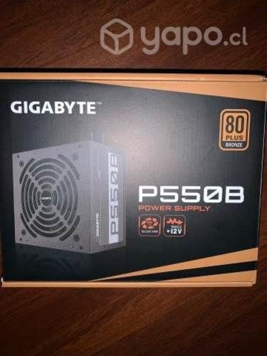 Fuente de poder gigabyte 550 w certificada