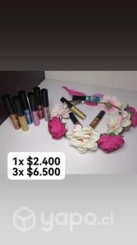 Delineadores glitter para ojos