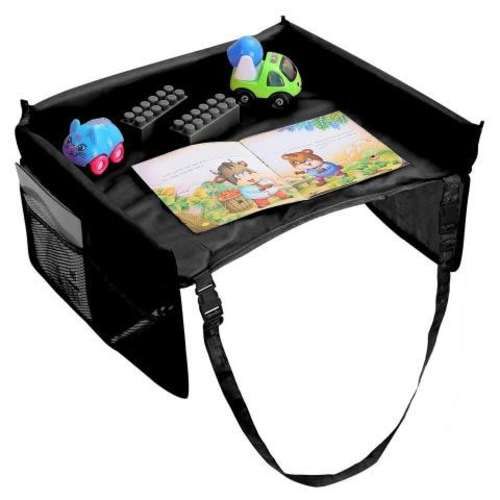 Mesa de Viaje Infantil para Automóvil Negro