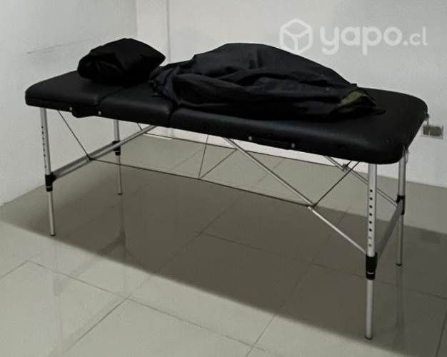 Camilla masaje como nueva, piez de aluminio