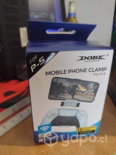 Prensa doble control ps4 para smartphones