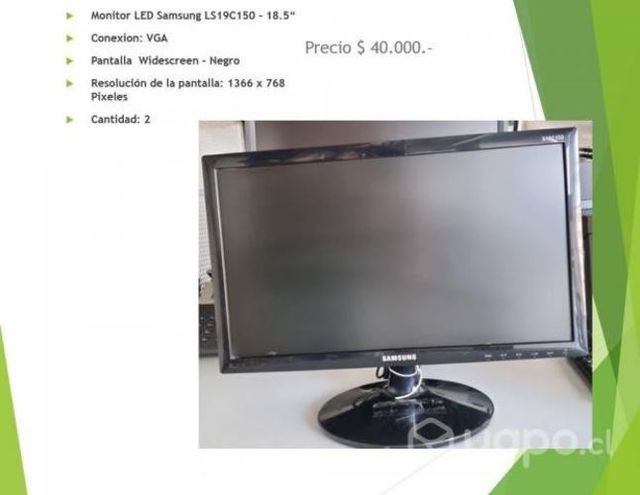 Monitor samsung led 18,5' ls19c150