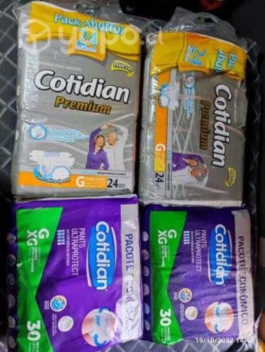 Pack 4 maletas de pañales para adulto