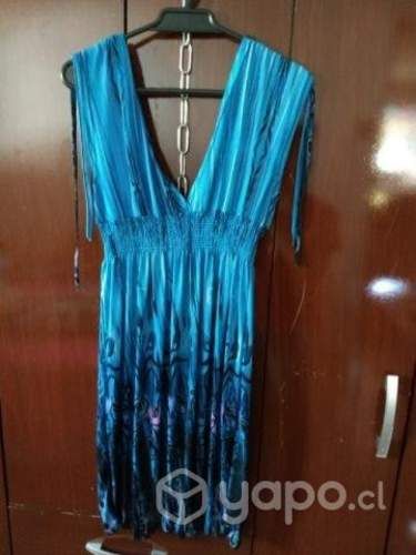 Vestido celeste talla XL