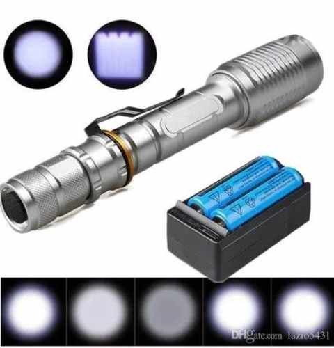 Linterna Recargable Zoom Led T6