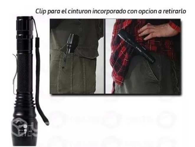 Linterna Recargable Zoom Led T6