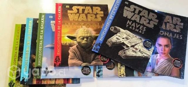 Enciclopedia entera de 8 libros Star Wars
