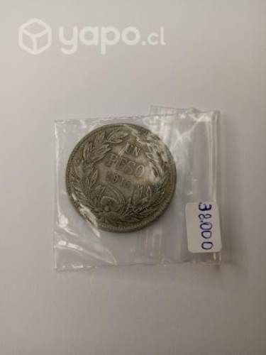 Moneda de un peso chileno 1915