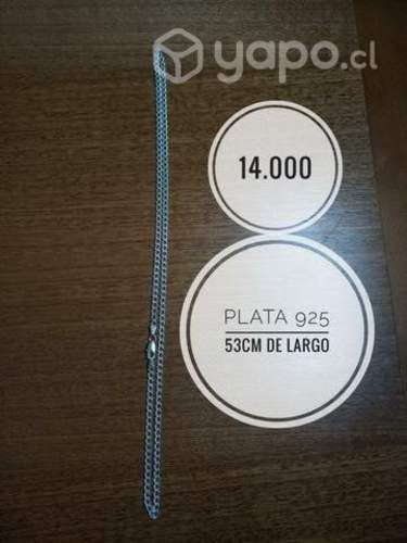 Cadenas de plata 925