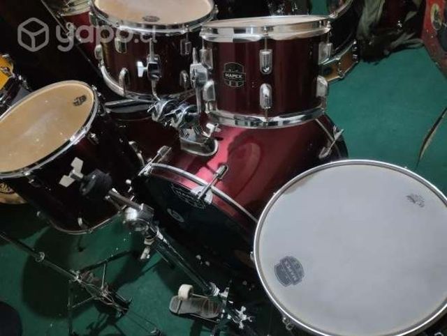 Bateria mapex prodigy con atriles y pedal