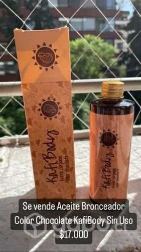 Aceite bronceador chocolate Kafi Body