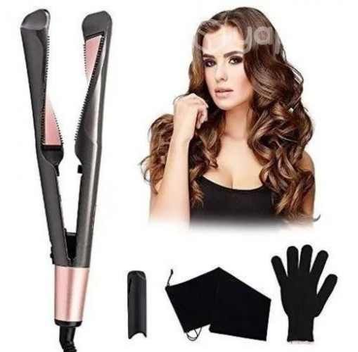 Ondulador Rizador De Pelo Plancha 2 En 1