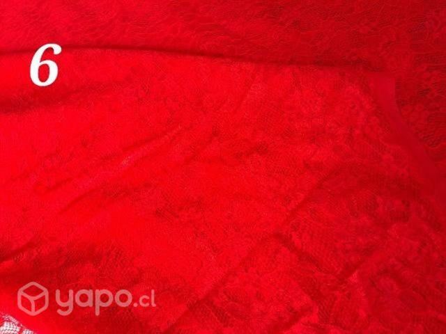 Encajes y tul elasticados