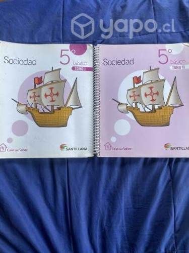 Libro Sociedad 5° básico Santillana