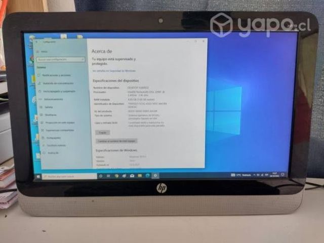 Computador HP all in one
