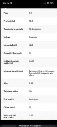 Computadora HP pantalla táctil