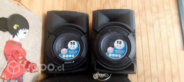 Parlantes con pedestal