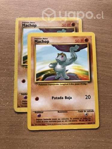 Carta Pokemon Machop 1ra Ed. Base set 1999